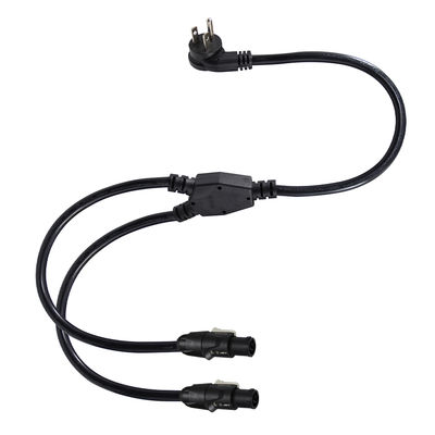 14AWG NEMA 5-15P auf Dual PowerCON Y-Splitter Kabel