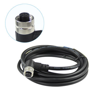 M12 3Pin abgeschirmtes Kupfer-Stromkabel für Monitor 5m