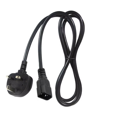 Verriegelung der UK-Steckdose an die IEC-C14-Stromleitung 1,8M 10A 250V