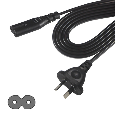 AU Stecker an C7 Stromkabel 2 Kern 1,8M 240V für Elektronik
