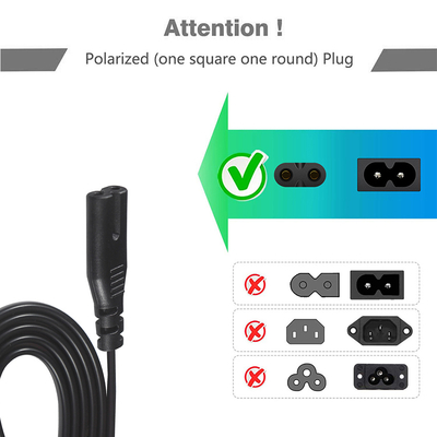 AU Stecker an C7 Stromkabel 2 Kern 1,8M 240V für Elektronik