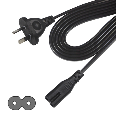 AU Stecker an C7 Stromkabel 2 Kern 1,8M 240V für Elektronik