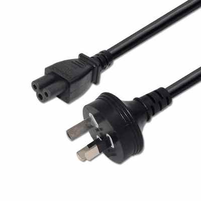 AU-Stecker auf IEC C5 Netzkabel 3-adrig 1,8 m 240 V 2,5 A australischer 3-poliger Kleeblatt-Kabel für Laptop-Adapter und Projektor