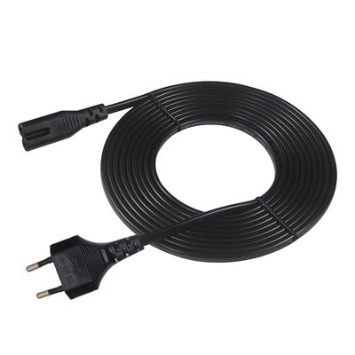 EU 2-Pin auf C7 Netzkabel 2,5A 250V für Elektronik