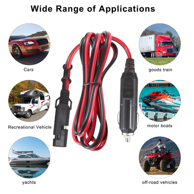 12V SAE-Zigaretteneinstellkabel für Fahrzeuge mit 15A-Sicherung