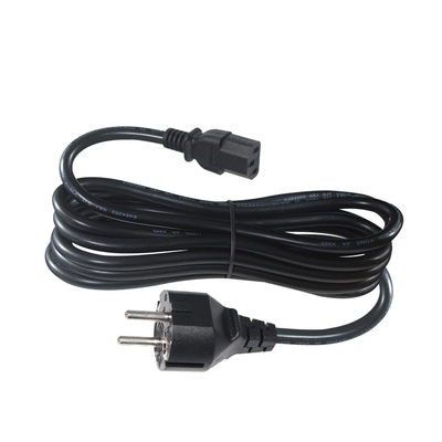 VDE 250V H05VV-F 3G1.0mm2 Schuko auf C13 Stromkabel