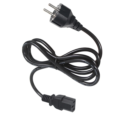 VDE 250V H05VV-F 3G1.0mm2 Schuko auf C13 Stromkabel