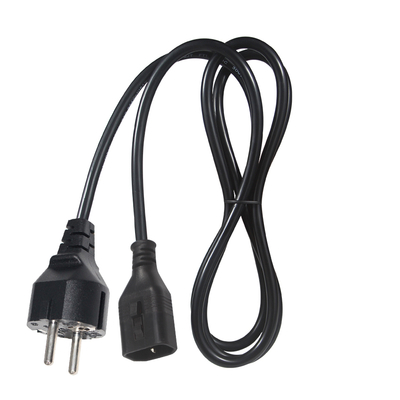 VDE H05VV-F 3G1.0mm2 Schuko zu C14 Stromkabel für Server