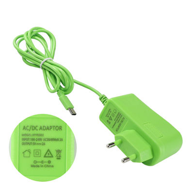 12V 2A EU Stecker Grüner Gleichstrom-Power-Adapter für LED-Streifen CCTV
