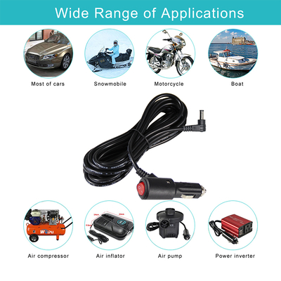 12V Auto-Steckdosen-Verlängerung Multi-Socket-Splitter-Adapter DC-Verlängerungskabel für Zigarettenanzünder GPS Dashcam