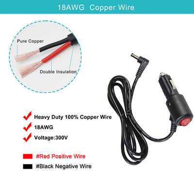 12V Auto-Steckdosen-Verlängerung Multi-Socket-Splitter-Adapter DC-Verlängerungskabel für Zigarettenanzünder GPS Dashcam