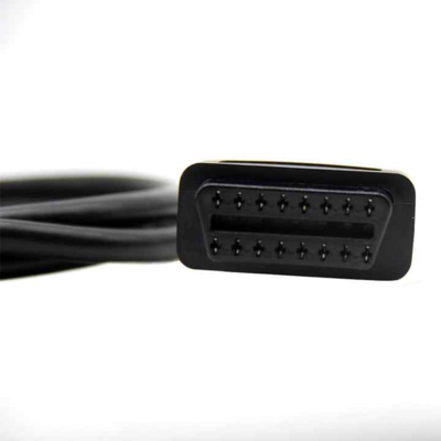 12V Auto-Zigarettenanzünder-Stecker auf OBD2-Anschluss Diagnose-Stromkabel mit Sicherung für Automotive Scanner Code-Lesegerät ECU