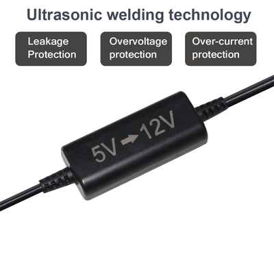 SAE-auf-DC-Stecker-Aufwärtswandler-Kabel 5V auf 12V Power-Boost-Adapter-Kabel für Solarpanel-Batteriepack-Auto-Motorrad-LED-Router