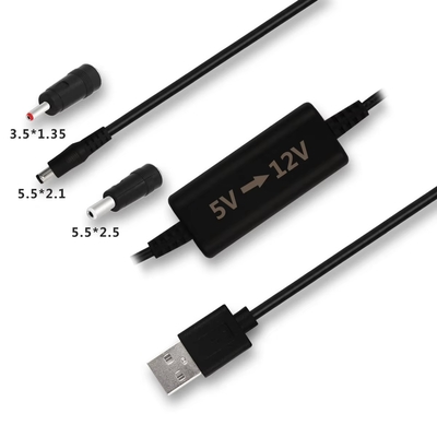 USB zu 9V Gleichspannungskonverterkabel Step-up-Stromversorgungskabel USB 5V zu 9V Spannungshöherungskabel für Router Lautsprechermodem Kamera