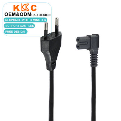 2.5A EU Schuko auf C7 Netzkabel 1,8M PVC Industriekabel