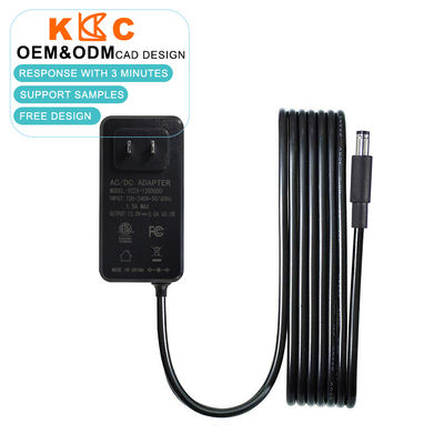 US-Standard 12V 5A DC-Netzteil mit 5,5x2,1mm Hohlstecker für LED-Streifen, Elektromotor / Wasserpumpe