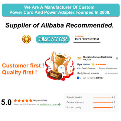 1.0mm² 250V AU input plug to locking AC inlet connector 3m power supply cable cord for professional lighting and sound equipment