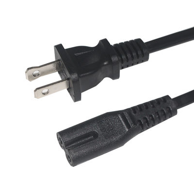 18AWG NEMA 1-15P C7-US 2-Stift-Stromkabel