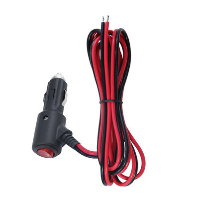 ON OFF Schalter Winkel Zigarettenanzünder Männlicher Stecker Autolader Solarstromkabel 18AWG 16AWG