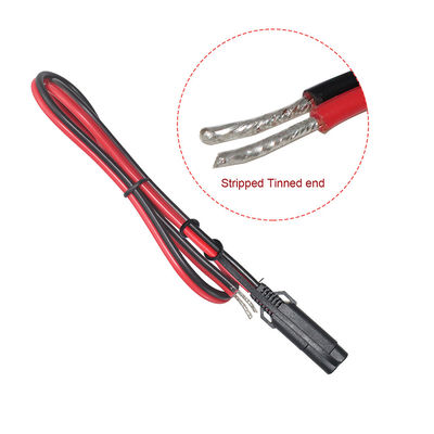 STP-2 18/16AWG SAE zu 12V ausgeschliffenem Solarkabel