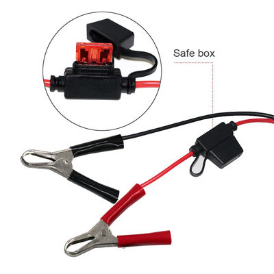 1.5m 5A geschmolzenen Alligator Clips zu Dc SAE Batteriekabel Warterproof