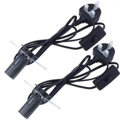 UK Stecker E14 Salzlampen-Netzkabel mit 303 Schalter 1,2M