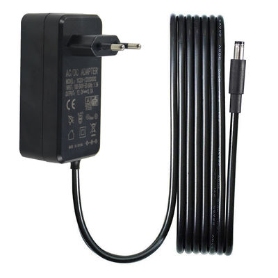 EU-Wandstecker 1M 22AWG Stromversorgungsadapter 12V 5A 5521Mm für LED-Überwachungskamera