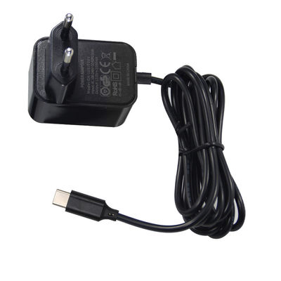 USB C 12V 3A EU-StromanschlüsseSchalttransformator Universal 3A-Stromanschluss 12V Wandladegerät EU 2Pin