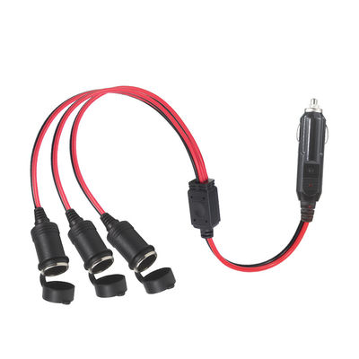 Triple Socket Auto Zigarette Zünder Splitter Adapter mit Schaltern für 12V/24V Fahrzeug Ladegerät Leistungsausdehnung